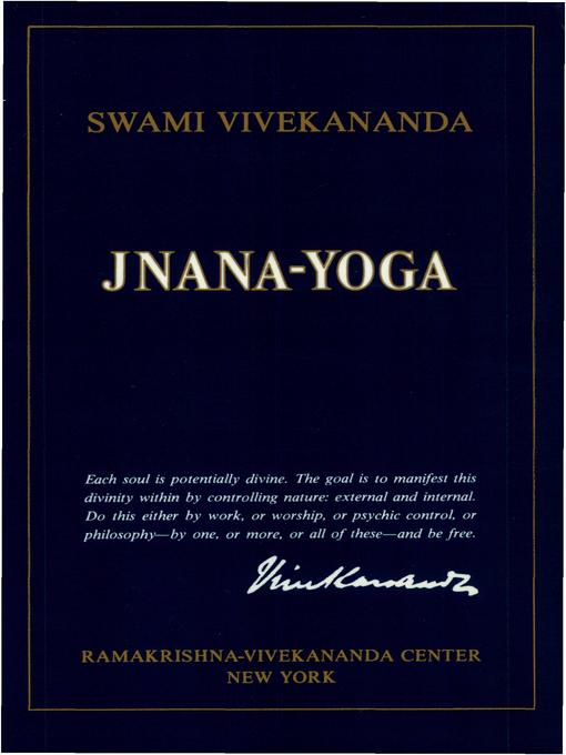 Title details for Jnana-Yoga by Swami Vivekananda - Wait list